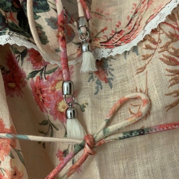 ZIMMERMANN Laelia ruffled Floral linen dress - Picture 6 of 10